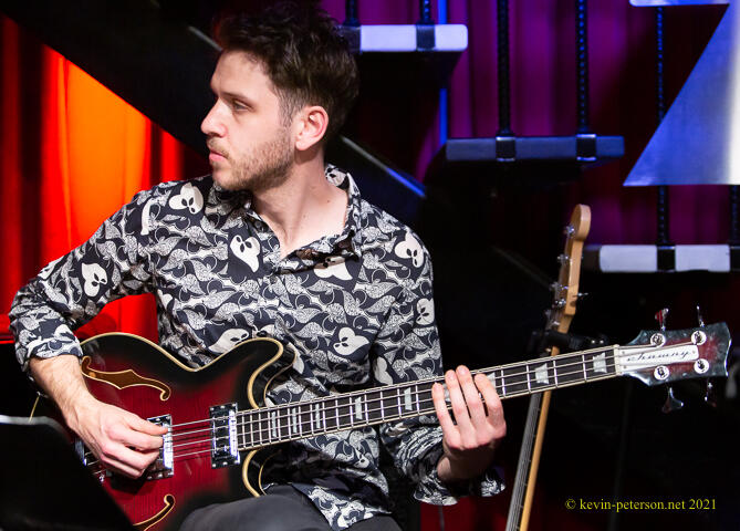 Jordan Tarento Sextet at The Jazzlab, Melbourne, 2021 (Photo by Kevin Peterson)